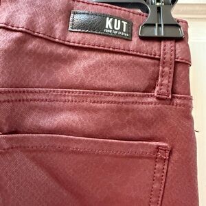 Kut from the Kloth   Matron faux leather straight leg